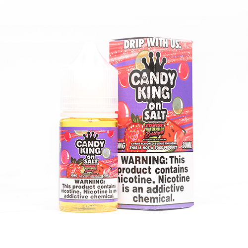Candy King On Salt Strawberry Watermelon Bubblegum 30ml Nic Salt Vape Juice Salt Nic Pod Vape Juice