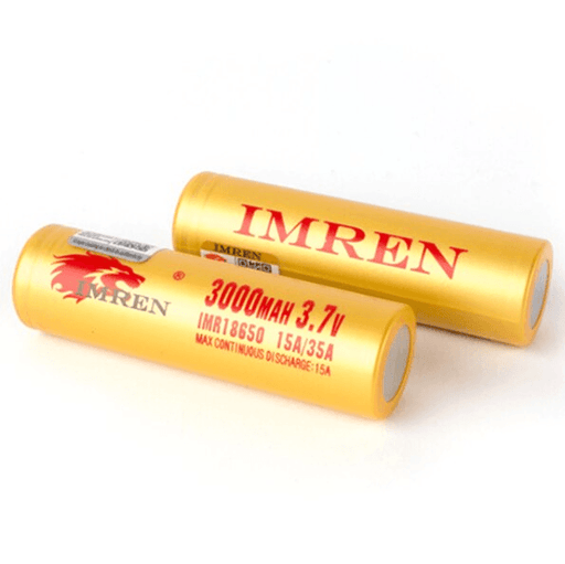 IMREN 18650 3000mAh 15A/35A Battery (2pcs) - Batteries - Vape