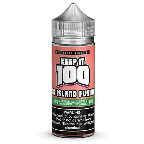 OG Island Fusion 100ml Synthetic Nicotine Vape Juice - Keep It 100 E Liquid