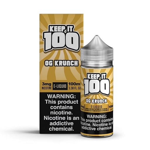OG Krunch 100ml Vape Juice - Keep It 100 - 0mg