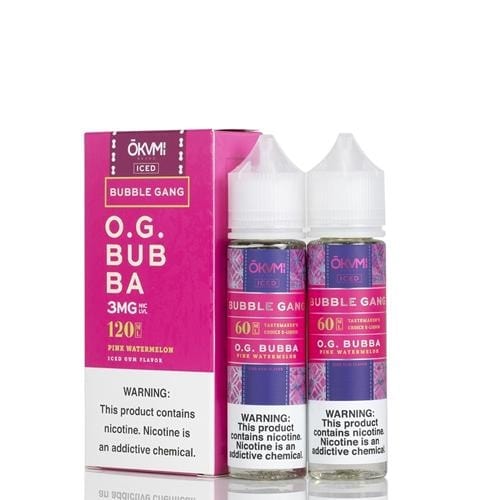 Okami Bubble Gang Twin Pack ICED OG Bubba 2x 60ml Vape Juice E Liquid
