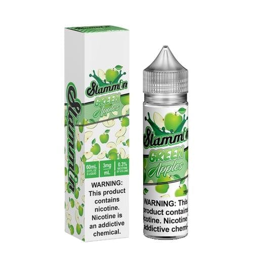 Slammin Green Apples 60ml Vape Juice E Liquid