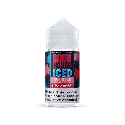 Sour House Iced Strawberry 100ml Vape Juice