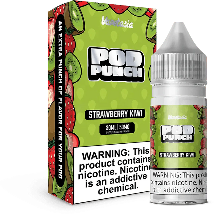 Vapetasia Pod Punch Strawberry Kiwi Nic Salt Vape Juice 30ml