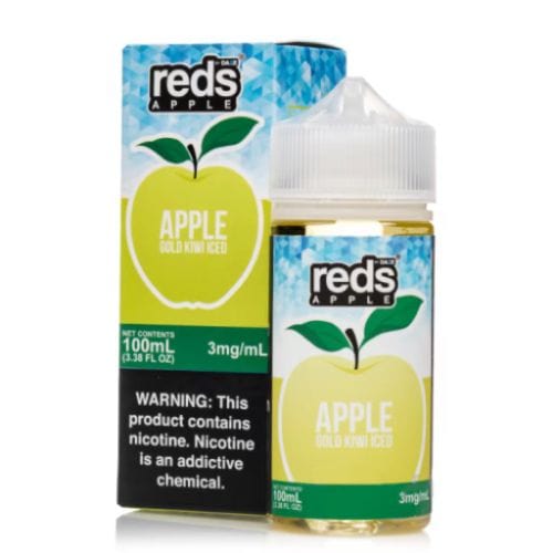 Reds Apple Gold Kiwi Iced 100ml Vape Juice