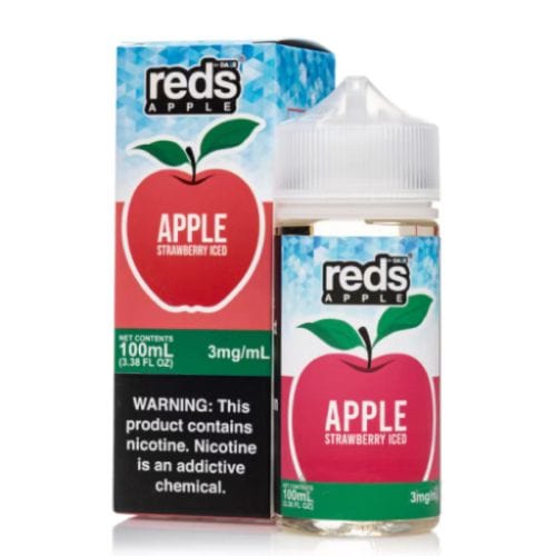 Reds Apple Strawberry Iced 100ml Vape Juice
