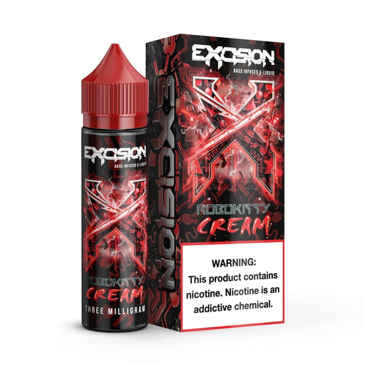 Alt Zero and Excision Robokitty Cream 60ml Vape Juice E Liquid