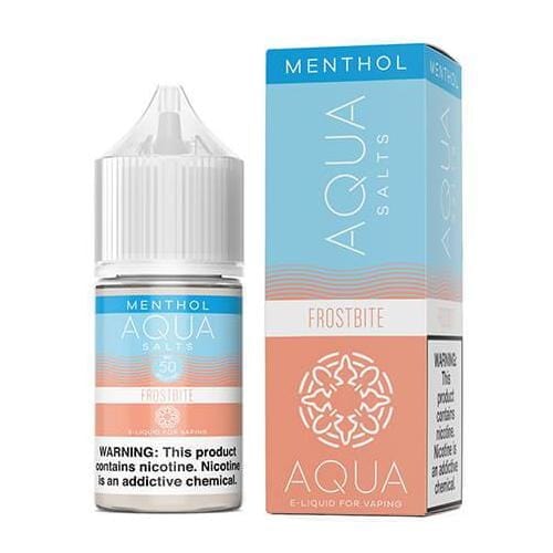 Aqua Synthetic Nicotine Frostbite 30ml Nic Salt Vape Juice Salt Nic Pod Vape Juice