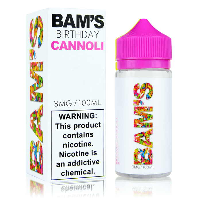 Bam's Birthday Cannoli 100ml Vape Juice E Liquid