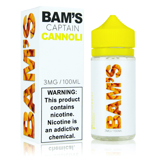 Bam's Captain Cannoli 100ml Vape Juice E Liquid