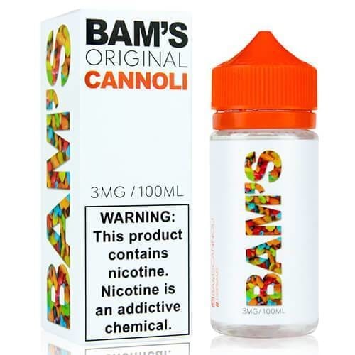 Bam's Original Cannoli 100ml Vape Juice E Liquid