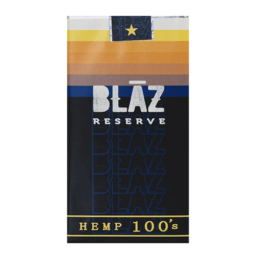 BLAZ Reserve Ultra-Premium Hemp Smokes 100s - 20 Cigarettes/Pack -