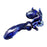 Blue Handmade Glass Hand Pipe w/ Tentacle Accents - Alternatives -