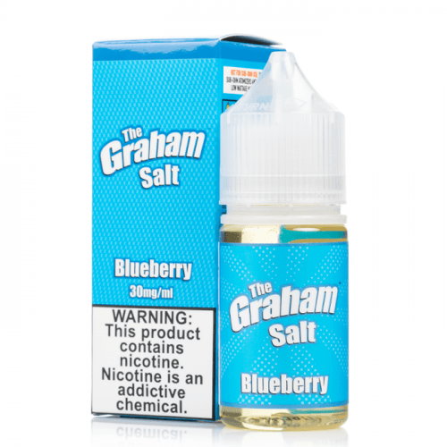 Blueberry 30ml Nic Salt Vape Juice - The Graham Salt Nic Pod Vape Juice