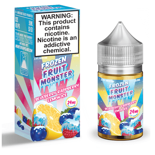 Blueberry Raspberry Lemon Ice 30ml Nic Salt Vape Juice - Frozen Fruit Monster Salt Nic Pod Vape Juice