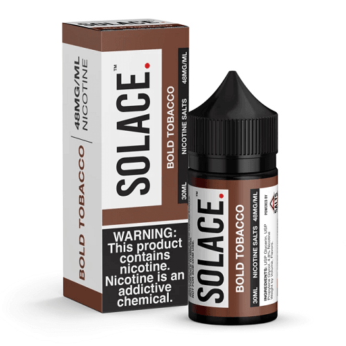 Bold Tobacco 30ml Nic Salt Vape Juice - Solace Salt Nic Pod Vape Juice