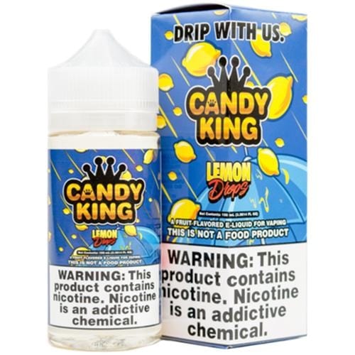 Candy King Lemon Drops Synthetic Nicotine 100ml Vape Juice E Liquid