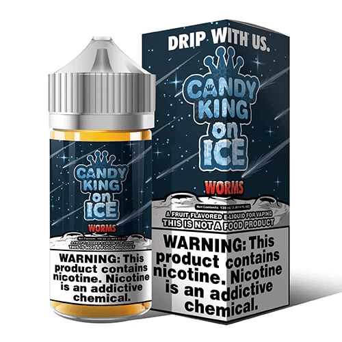 Candy King on Ice Worms 100ml Vape Juice E Liquid