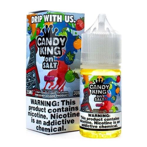 Candy King On Salt Gush Synthetic Nicotine 30ml Nic Salt Vape Juice Salt Nic Pod Vape Juice
