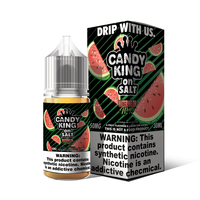 Candy King On Salt Watermelon Wedges Synthetic Nicotine 30ml Nic Salt Vape Juice Salt Nic Pod Vape Juice