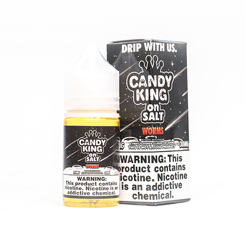 Candy King On Salt Worms 30ml Nic Salt Vape Juice Salt Nic Pod Vape Juice