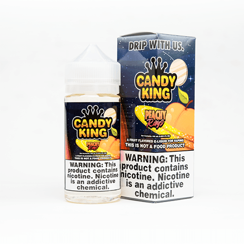 Candy King Peachy Rings 100ml Vape Juice E Liquid
