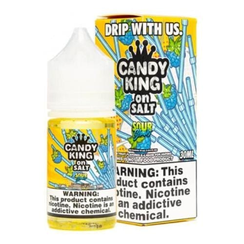 Candy King Sour Straws Synthetic Nicotine 30ml Nic Salt Vape Juice Salt Nic Pod Vape Juice