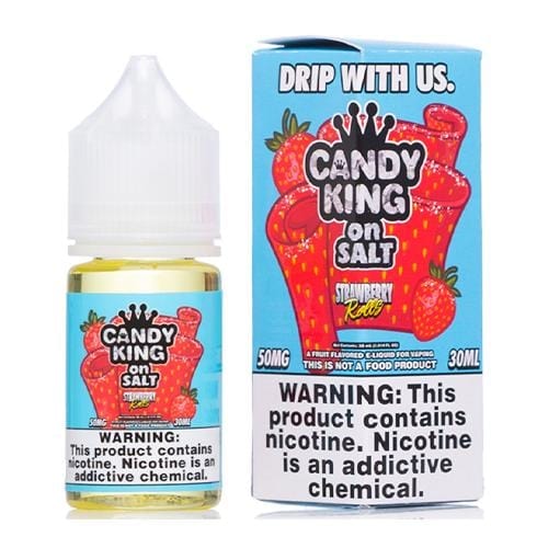 Candy King Strawberry Rolls Synthetic Nicotine 30ml Nic Salt Vape Juice Salt Nic Pod Vape Juice