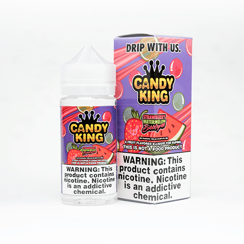 Candy King Strawberry Watermelon Bubblegum 100ml Vape Juice (0mg) E Liquid