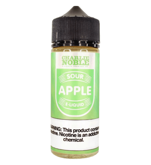 Charlie Noble Sour Apple 120ml Vape Juice - 0mg