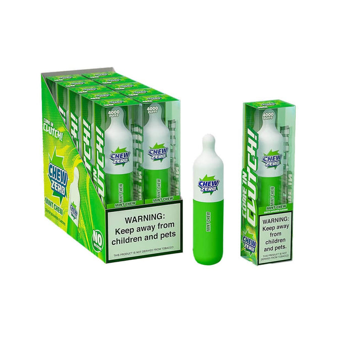 Chew Zero 0mg Disposable Vape (0% Nicotine 4000 Puffs) - Mint