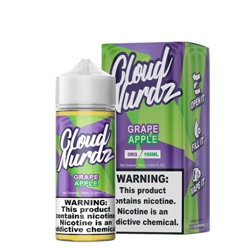 Cloud Nurdz Grape Apple 100ml Vape Juice E Liquid