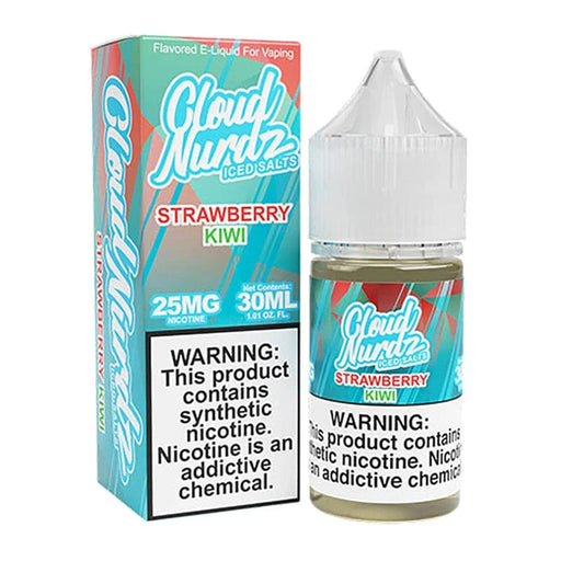Cloud Nurdz Salts Iced Strawberry Kiwi Nic Salt Vape Juice 30ml