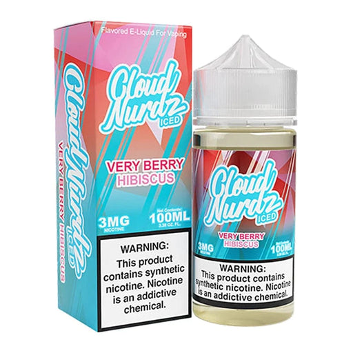 Cloud Nurdz Iced Very Berry Hibiscus TF Vape Juice 100ml