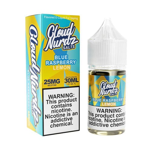 Cloud Nurdz Blue Raspberry Lemon 30ml Nic Salt Vape Juice