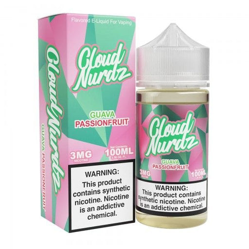 Cloud Nurdz Guava Passion Fruit TF Vape Juice 100ml
