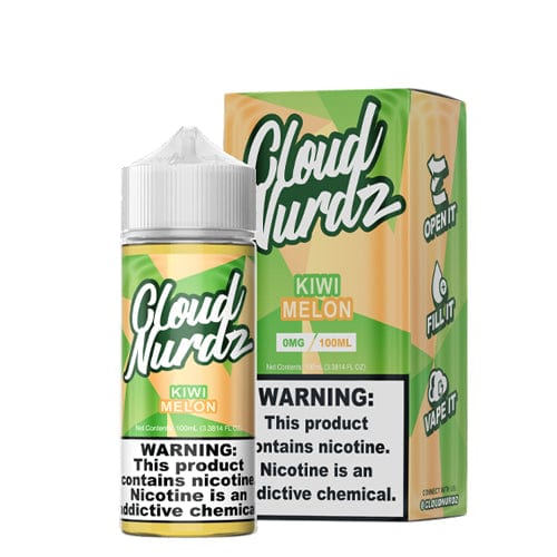 Cloud Nurdz Kiwi Melon Synthetic Nic 100ml Vape Juice