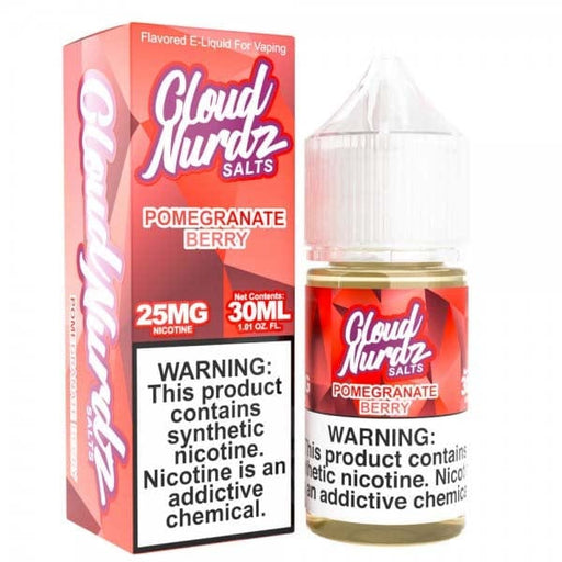 Cloud Nurdz Salts Pomegranate Berry Nic Salt Vape Juice 30ml