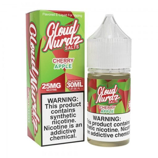 Cloud Nurdz Salts Cherry Apple Nic Salt Vape Juice 30ml