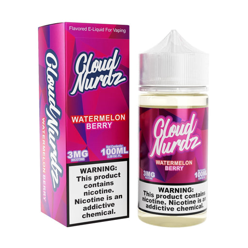 Cloud Nurdz Watermelon Berry 100ml Vape Juice E Liquid