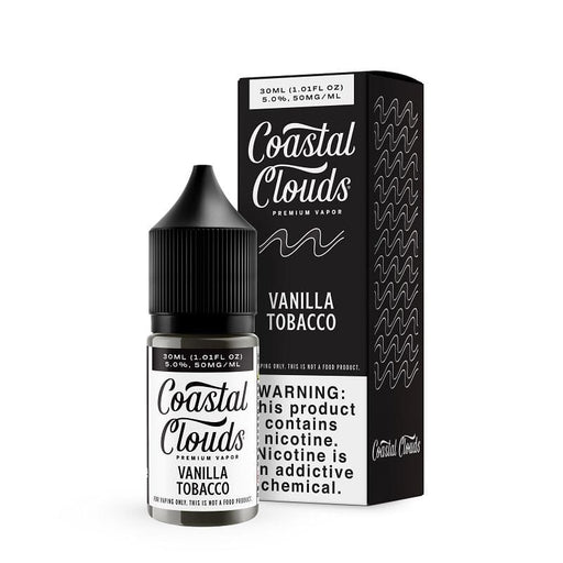 Coastal Clouds Vanilla Tobacco Nic Salt Vape Juice 30ml