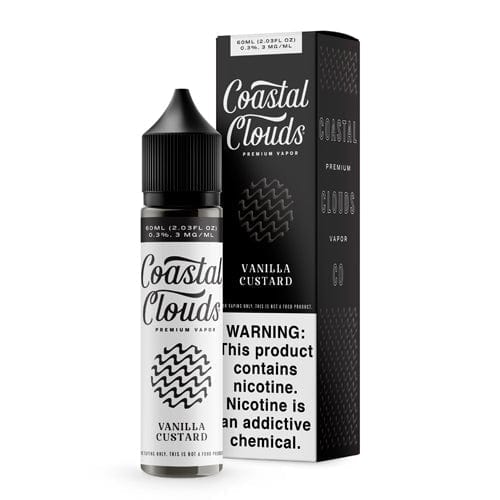 Coastal Clouds Vanilla Custard 60ml Vape Juice E Liquid