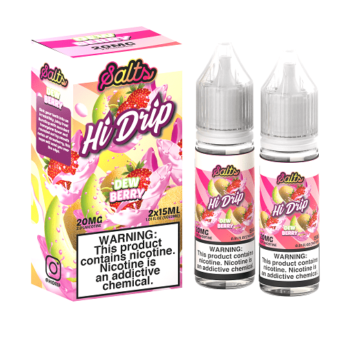 Dew Berry 2x 15ml Nic Salt Vape Juice - Hi Drip Salt Nic Pod Vape Juice