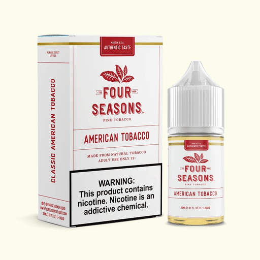 Four Seasons E-Liquids American Tobacco 30ml Vape Juice - 3MG