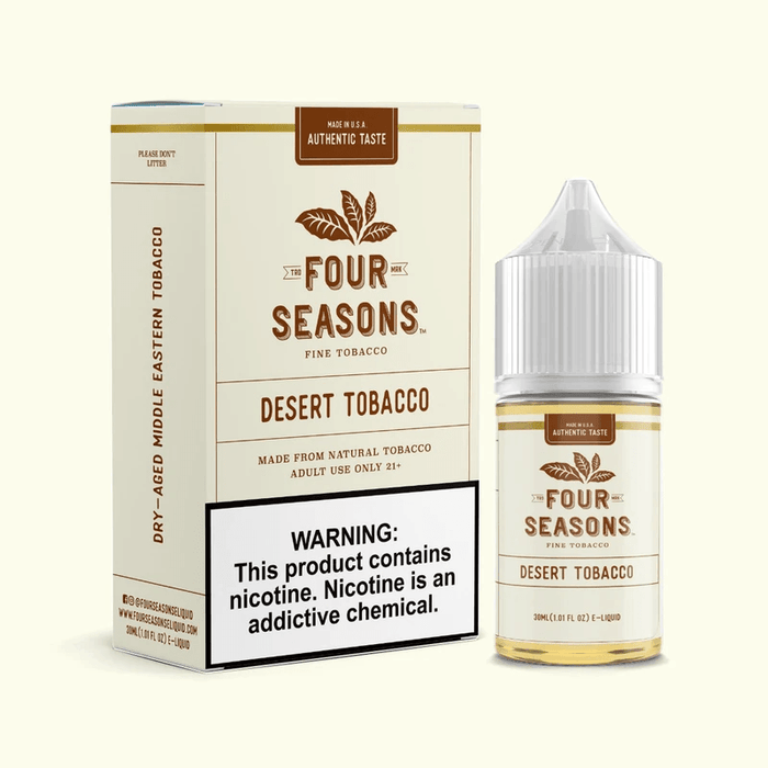 Four Seasons E-Liquids Desert Tobacco 30ml Vape Juice - 3MG