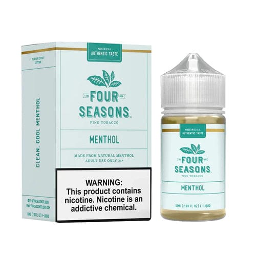 Four Seasons E-Liquids Menthol 60ml Vape Juice
