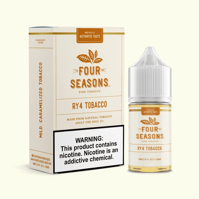 Four Seasons E-Liquids RY4 Tobacco 60ml Vape Juice
