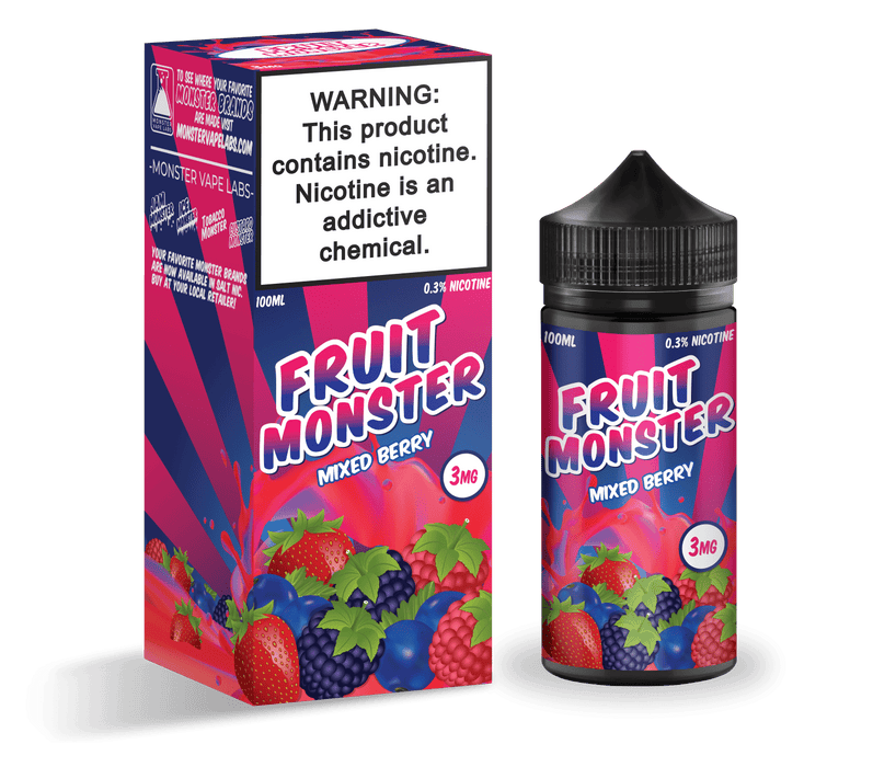 Fruit Monster Mixed Berry 100ml Vape Juice E Liquid