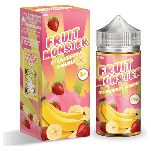 Fruit Monster Strawberry Banana 100ml Vape Juice E Liquid