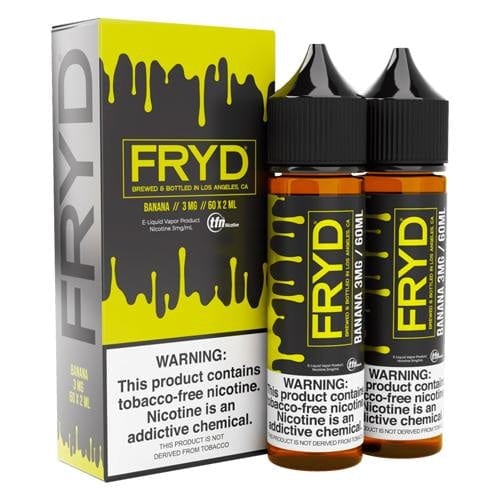 FRYD Twin Pack Banana 2x 60ml TF Vape Juice E Liquid